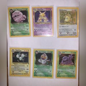 Vintage Holo Pokemon Cards Bundle